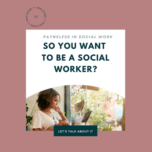 So you want to be a social worker?
